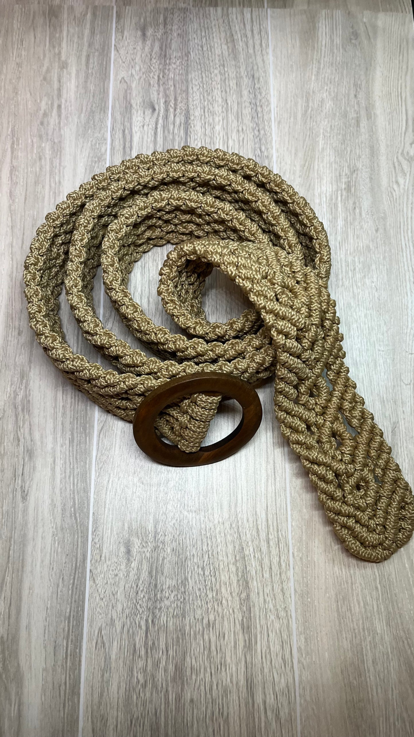 Cinturón de Macramé